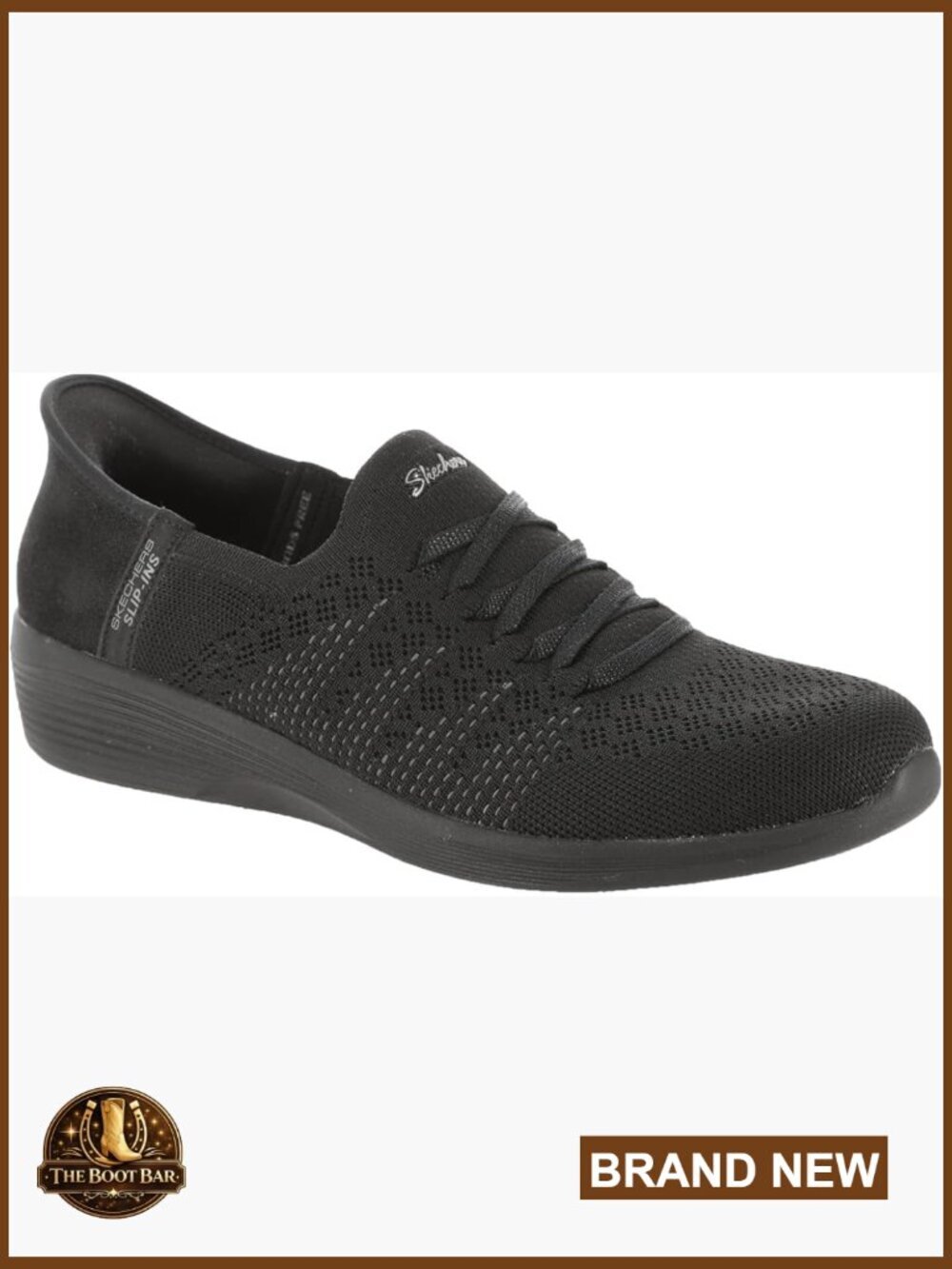 Hands-Free Slip-On Sneakers with Memory Foam, Stretch Knit, Machine Washable